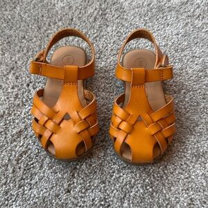 Cat & Jack- Toddler Girls' Ella Fisherman Sandals, size 5